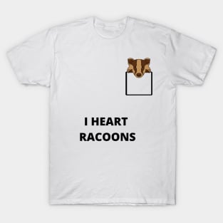 I HEART RACOONS T-Shirt